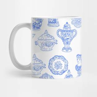 Ocean ink porcelain graphic Mug